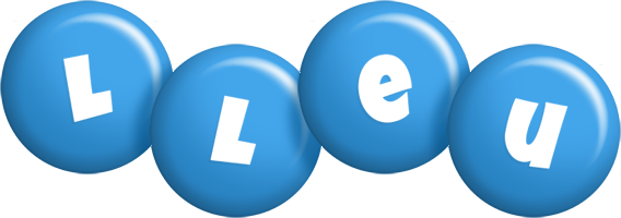 Lleu candy-blue logo