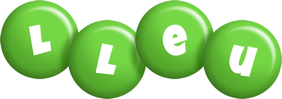 Lleu candy-green logo