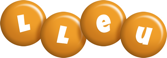 Lleu candy-orange logo