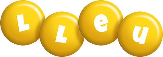 Lleu candy-yellow logo