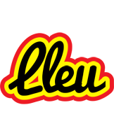 Lleu flaming logo