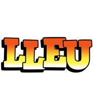 Lleu sunset logo