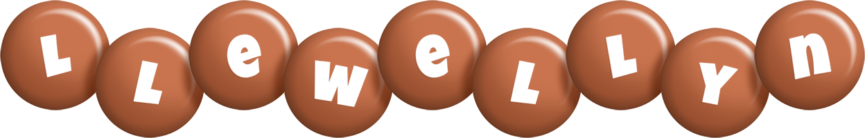 Llewellyn candy-brown logo