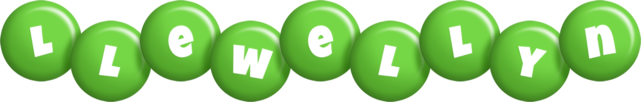 Llewellyn candy-green logo