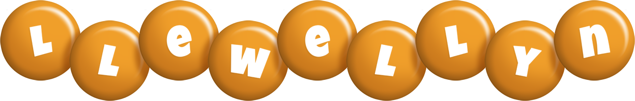 Llewellyn candy-orange logo