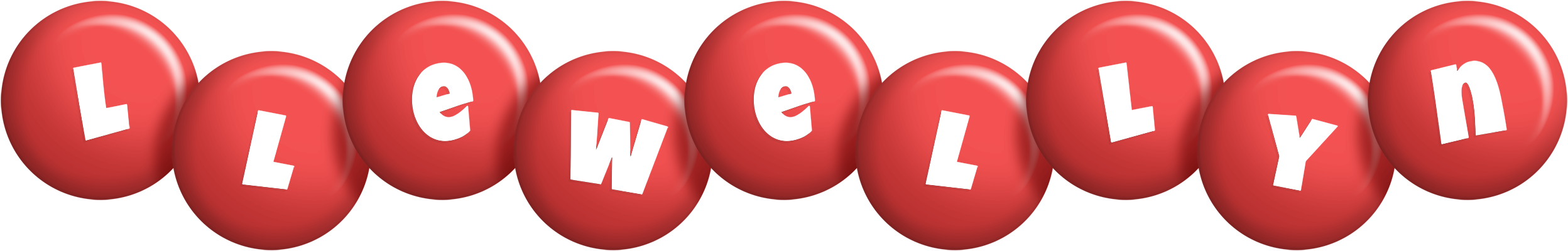 Llewellyn candy-red logo