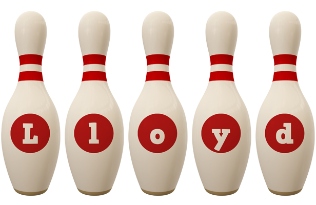 Lloyd bowling-pin logo