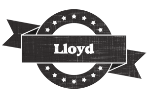 Lloyd grunge logo