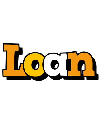 Loan cartoon logo