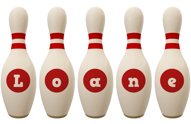 Loane bowling-pin logo
