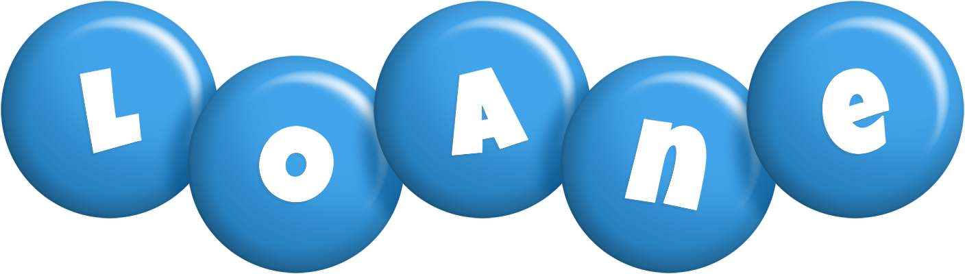 Loane candy-blue logo