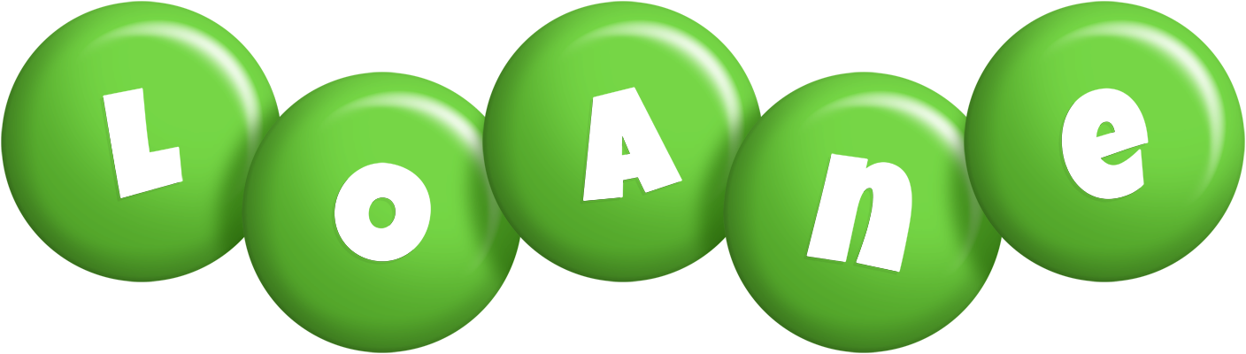 Loane candy-green logo