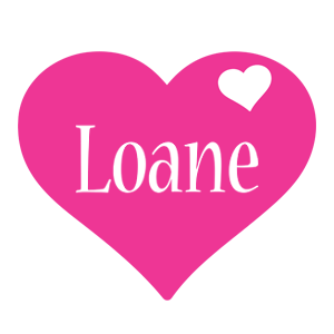 Loane love-heart logo