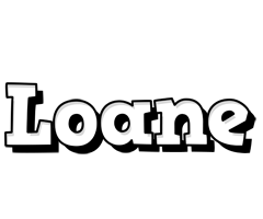 Loane snowing logo