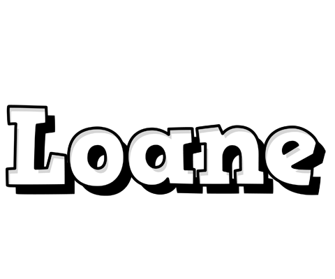 Loane snowing logo