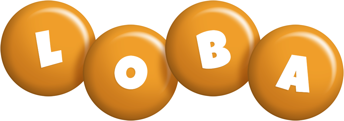 Loba candy-orange logo