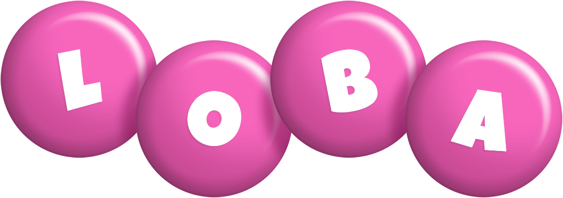 Loba candy-pink logo