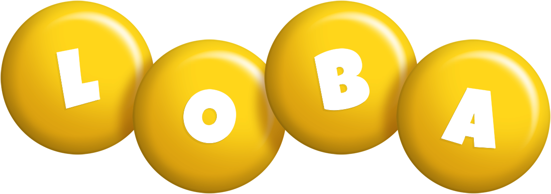 Loba candy-yellow logo