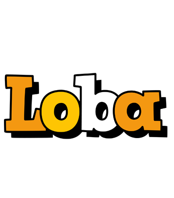 Loba cartoon logo