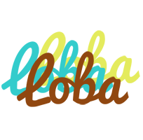 Loba cupcake logo