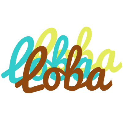 Loba cupcake logo