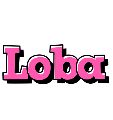 Loba girlish logo