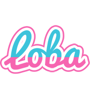 Loba woman logo