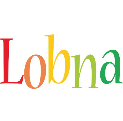 Lobna birthday logo