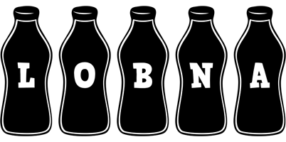 Lobna bottle logo