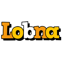 Lobna cartoon logo