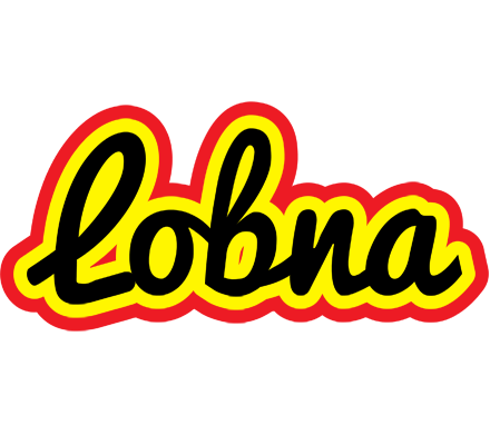 Lobna flaming logo