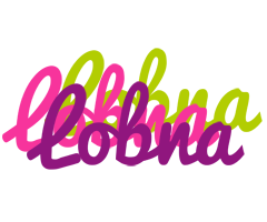 Lobna flowers logo