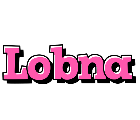 Lobna girlish logo