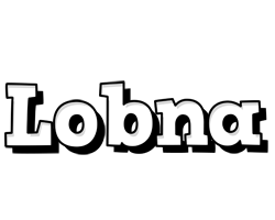 Lobna snowing logo