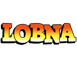 Lobna sunset logo