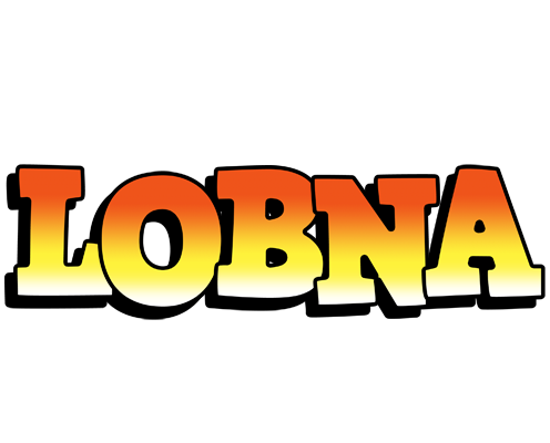 Lobna sunset logo