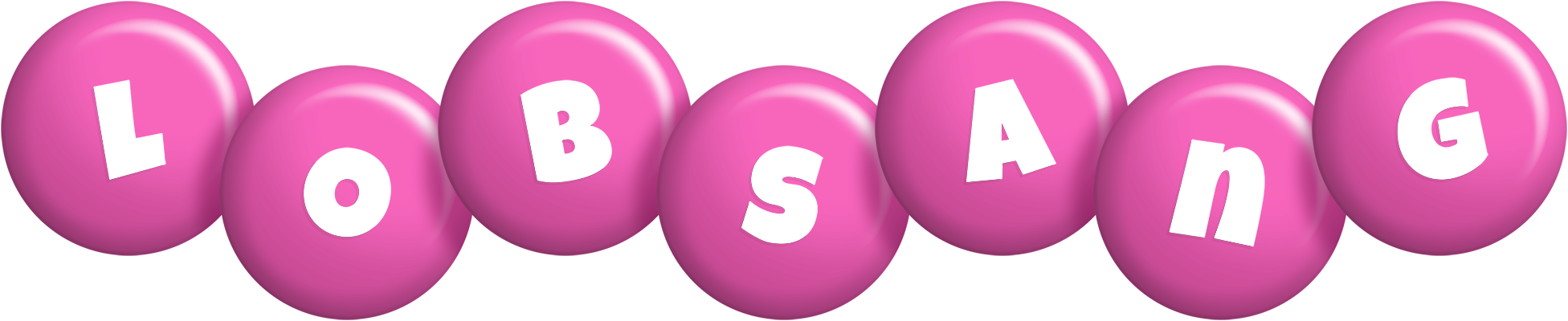 Lobsang candy-pink logo