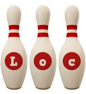 Loc bowling-pin logo