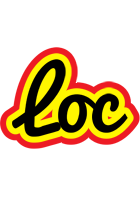 Loc flaming logo