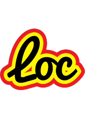 Loc flaming logo