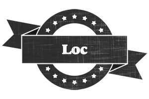 Loc grunge logo