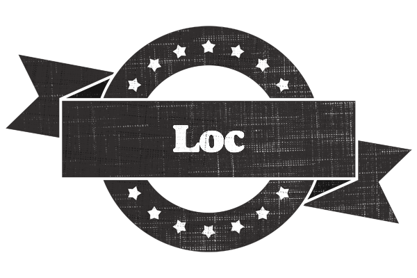 Loc grunge logo
