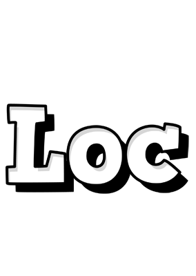 Loc snowing logo