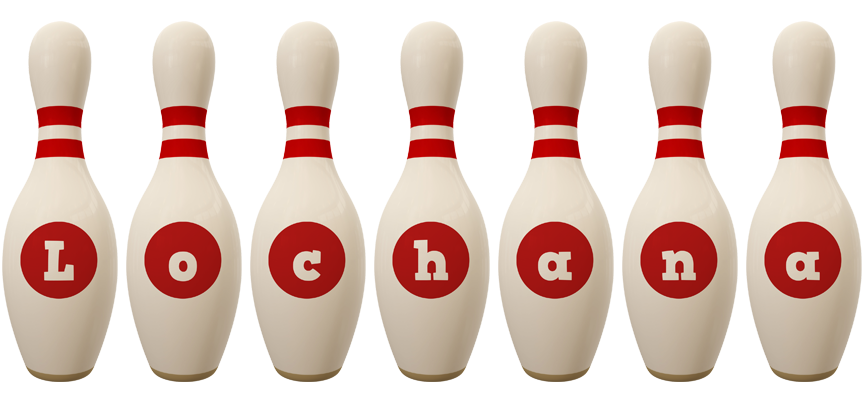 Lochana bowling-pin logo