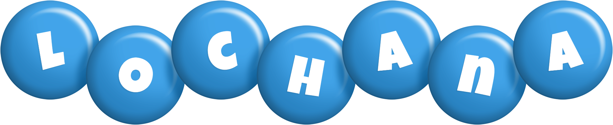Lochana candy-blue logo