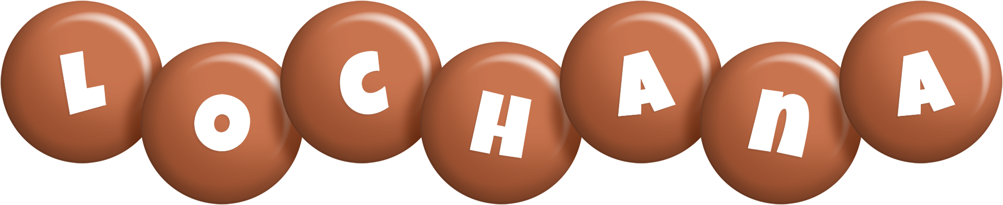 Lochana candy-brown logo