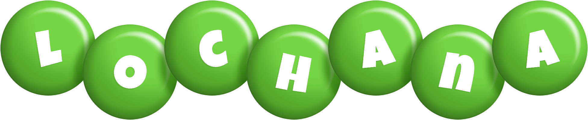Lochana candy-green logo