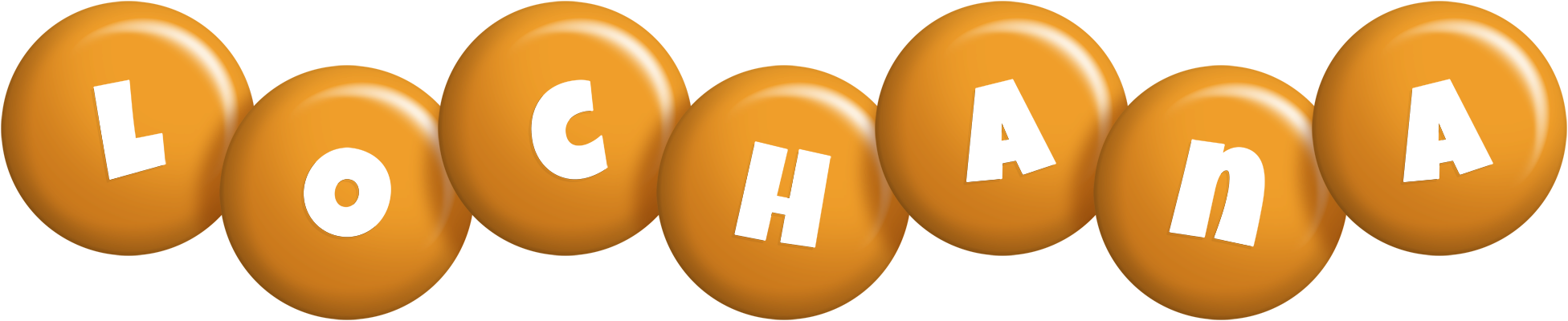 Lochana candy-orange logo