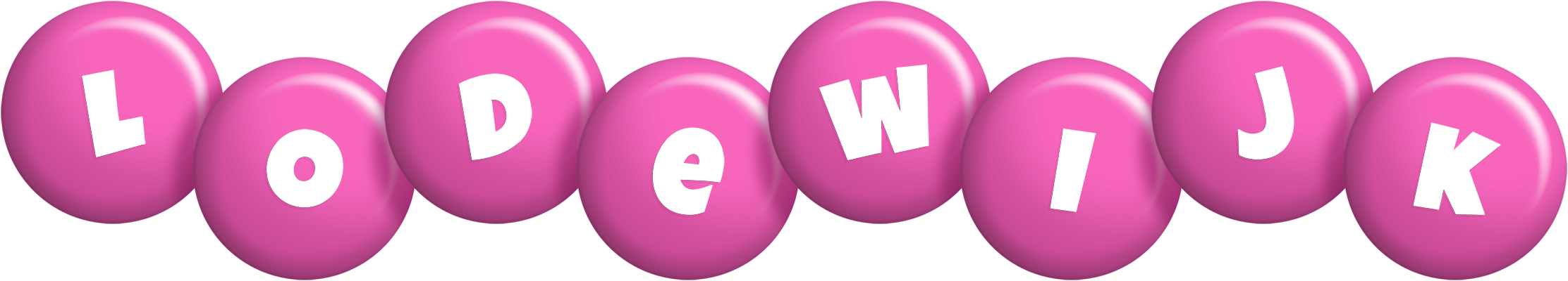 Lodewijk candy-pink logo