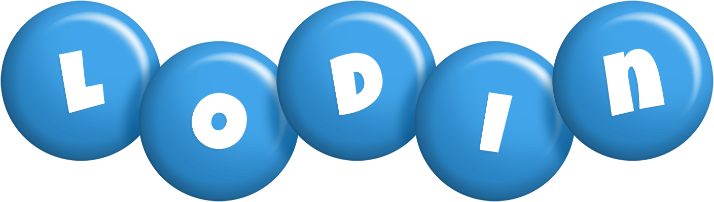 Lodin candy-blue logo